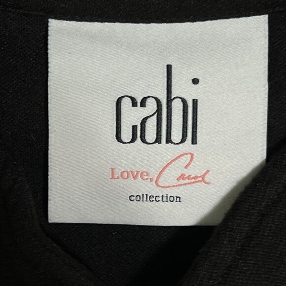 Cabi Love Carol Collection Coat Jacket Women's L Convertible Black Colorblock - Picture 6 of 17
